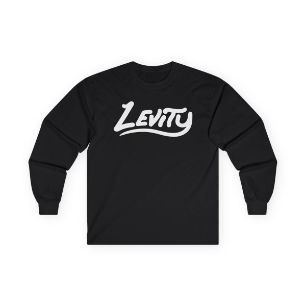Levity Aqua Tie Dye Logo Unisex Ultra Cotton Long Sleeve Tee