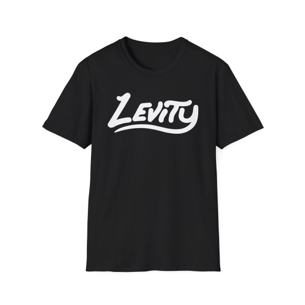 Levity Aqua Tie Dye Logo Unisex Softstyle T-shirt