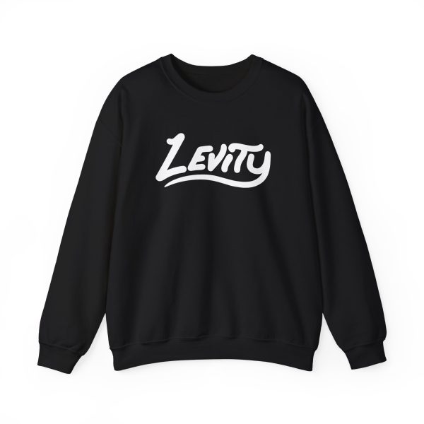 Levity Aqua Tie Dye Logo Unisex Heavy Blend™ Crewneck Sweatshirt